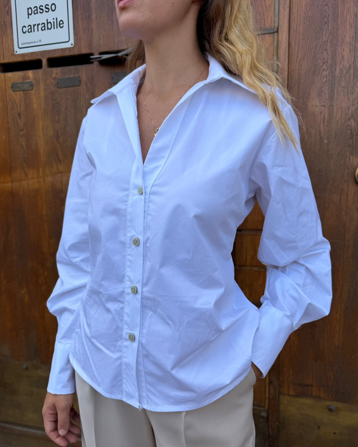 CAMICIA BIANCA - Cod.95673 - SAIPH