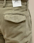 FW25 BRO-SHIP PANTALONE STOCCOLMA IN VELLUTO - BEIGE
