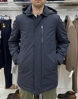 HESKIMO GIUBBOTTO TRENCH SOFTSHELL - BLU NOTTE - Marcello Fontana Shop