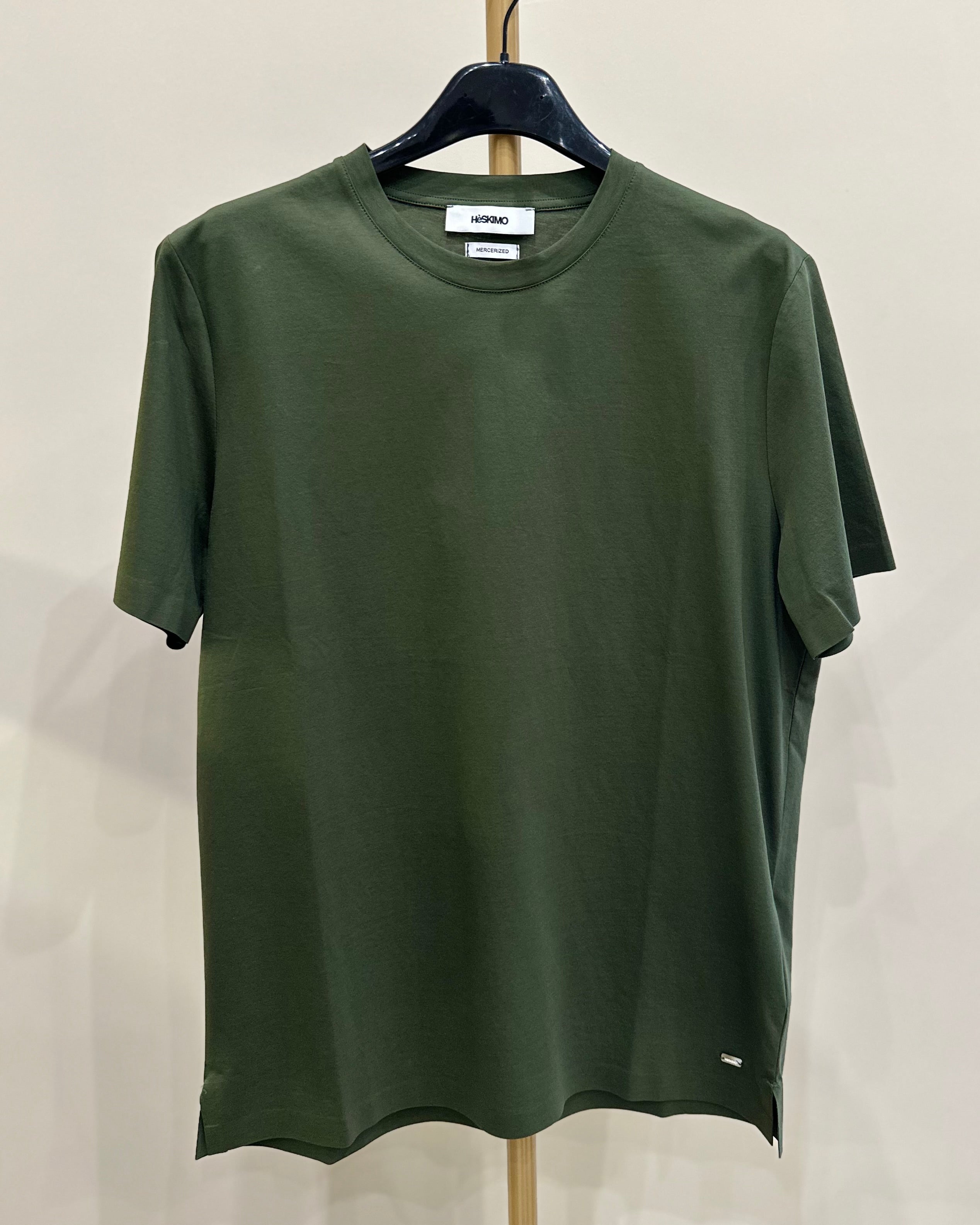Heskimo T-Shirt 100% cotone Mercerizzato - Militare