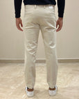 FW25 BRO-SHIP PANTALONE MIAMI CAPRI IN GAMBARDINA SABBIA