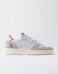COURT 2.0 BASIC WHITE-BEIGE - D.A.T.E. SNEAKERS