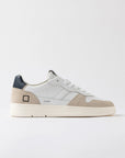 COURT 2.0 BASIC WHITE-BLUE - D.A.T.E. SNEAKERS