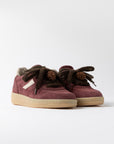 COURT 2.0 SUEDE BORDEAUX - D.A.T.E. SNEAKERS