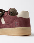 COURT 2.0 SUEDE BORDEAUX - D.A.T.E. SNEAKERS