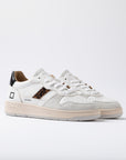 FW25 D.A.T.E. COURT 2.0 VINTAGE CALF WHITE-LEOPARD