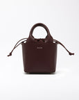 FW25 D.A.T.E. CUBO BAG LEATHER BORDEAUX