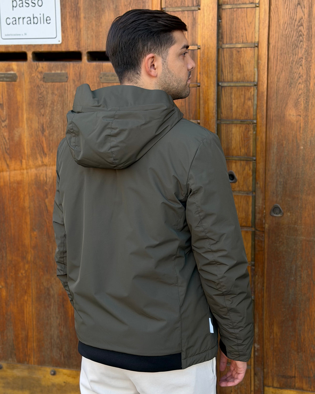 Giubbotto AURELIO Velour - Military - SUNS