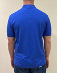 SUNS POLO FEDERICO TAG IN PIQUET CHINA BLUE