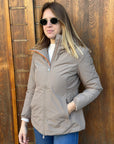Giubbotto AURELIA Velour - Fossil - SUNS
