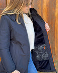 Giubbotto NINA Velour - Black - SUNS