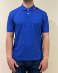 SUNS POLO FEDERICO TAG IN PIQUET CHINA BLUE