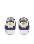 MANUEL RITZ SS24 SNEAKERS 'DON'T FORGET TO SMILE' AZZURRO