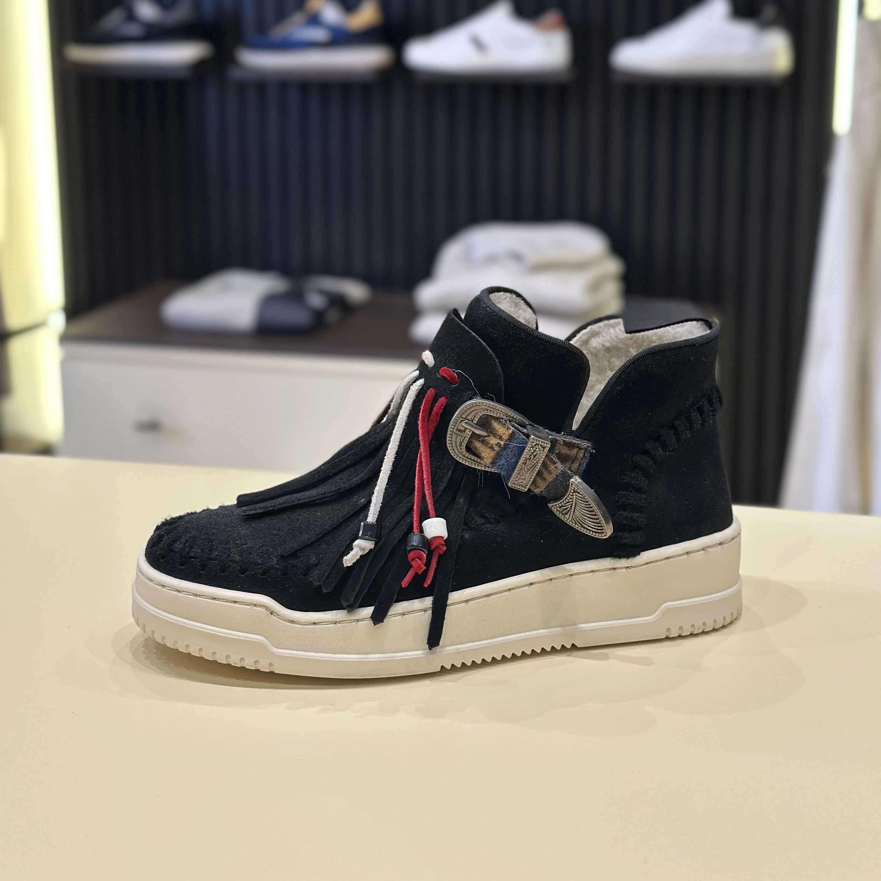 LAGOA BOOT DIVINA SUEDE BLACK - Marcello Fontana Shop