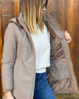 Giubbotto NINA Velour - Fossil - SUNS