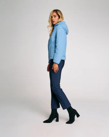 GIUBBOTTO SUNS AURELIA VELOUR DARK SKY - SUNS - Marcello Fontana Shop