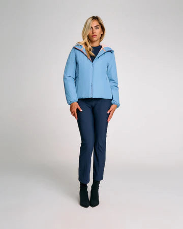 GIUBBOTTO SUNS AURELIA VELOUR DARK SKY - SUNS - Marcello Fontana Shop
