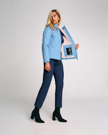 GIUBBOTTO SUNS AURELIA VELOUR DARK SKY - SUNS - Marcello Fontana Shop