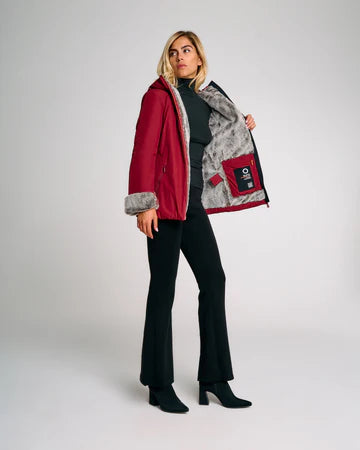 GIUBBOTTO ALAYA FUR CHERRY - SUNS - Marcello Fontana Shop