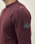 FW25 ROY ROGER'S MAGLIONE GIROCOLLO IN LANA E CASHMERE FINEZZA 12 WINEYARD