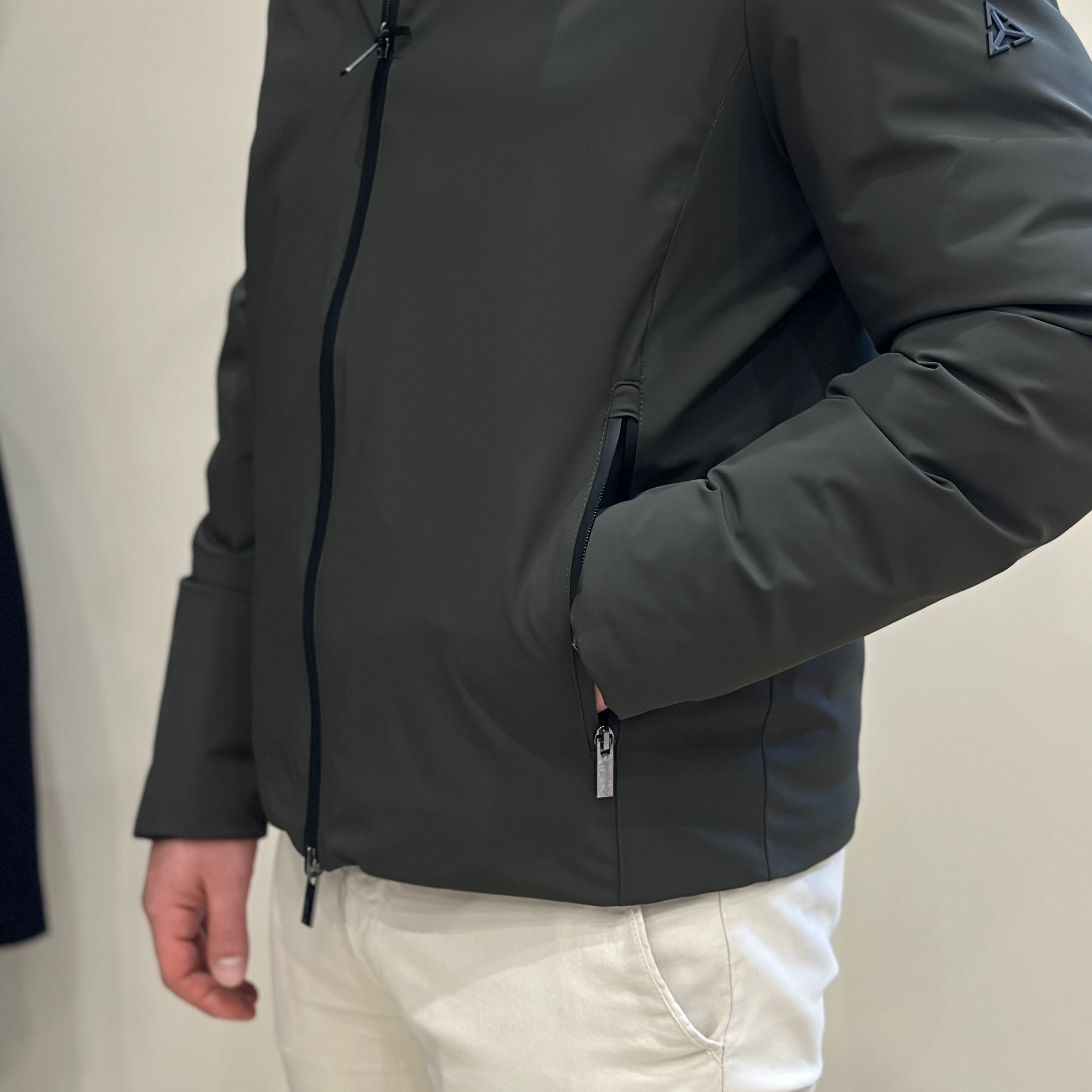 HESKIMO Giubbotto tecnico REVERSIBILE - MILITARE/NERO - Marcello Fontana Shop