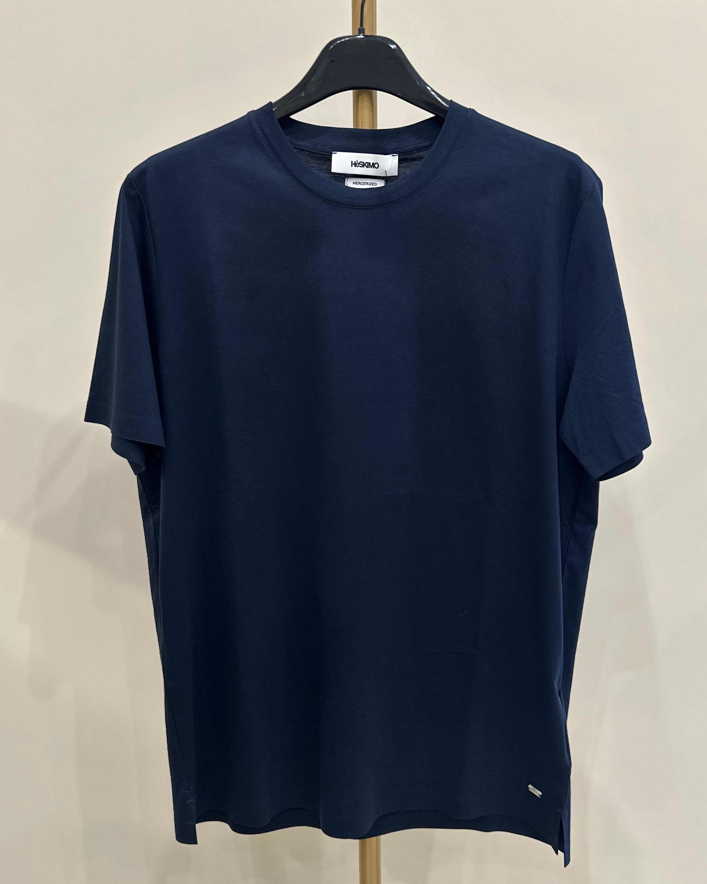 Heskimo T-Shirt 100% cotone Mercerizzato - Blue
