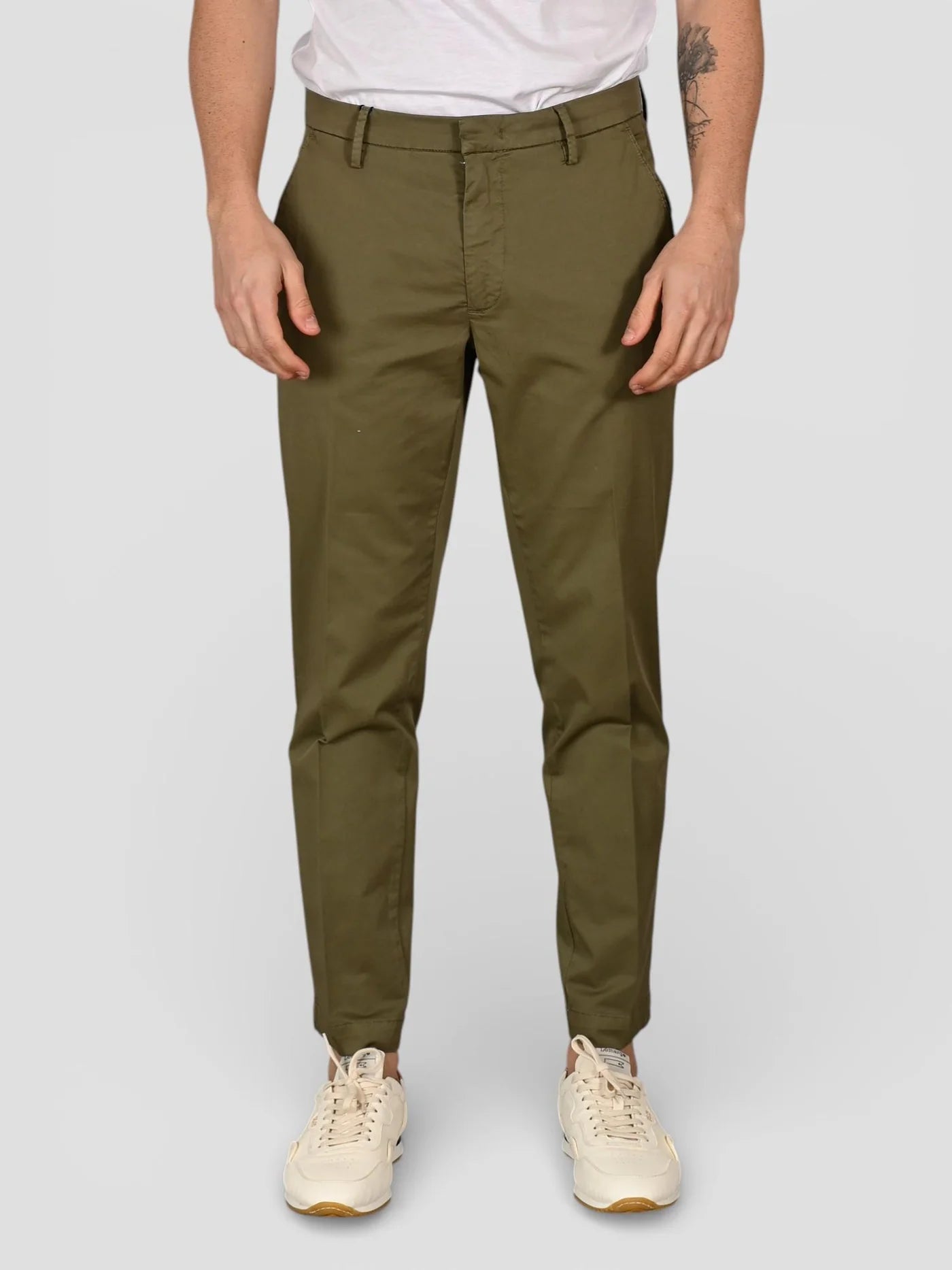 Pantalone in cotone Art. Miami 8135 capri - Edera