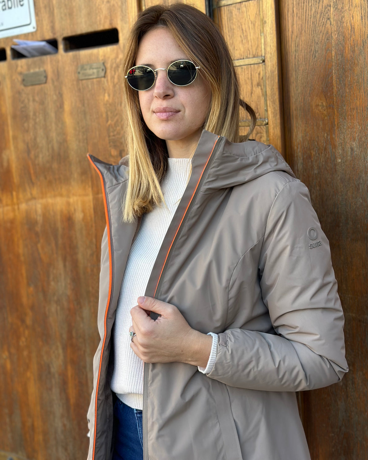 Giubbotto AURELIA Velour - Fossil - SUNS
