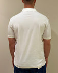 SUNS POLO FEDERICO LABEL IN PIQUET WHITE