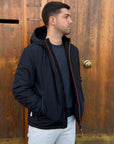 Giubbotto AURELIO Velour - Black - SUNS