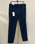 Bro Ship Pantalone in Lino Art. Chicago - Navy