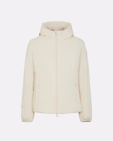 GIUBBOTTO SUNS AURELIA VELOUR OFF WHITE - SUNS - Marcello Fontana Shop