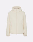 GIUBBOTTO SUNS AURELIA VELOUR OFF WHITE - SUNS - Marcello Fontana Shop