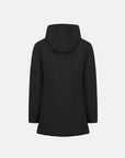 PARKA AURELIA LONG VELOUR BLACK - SUNS