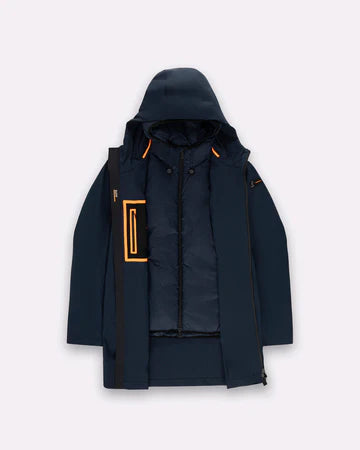 GIUBBOTTO PRAGA DOUBLE DARK BLUE - SUNS - Marcello Fontana Shop