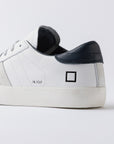 HILL LOW CALF WHITE-BLUE - D.A.T.E. SNEAKERS