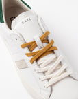 HILL LOW CALF WHITE-GREEN - D.A.T.E. SNEAKERS