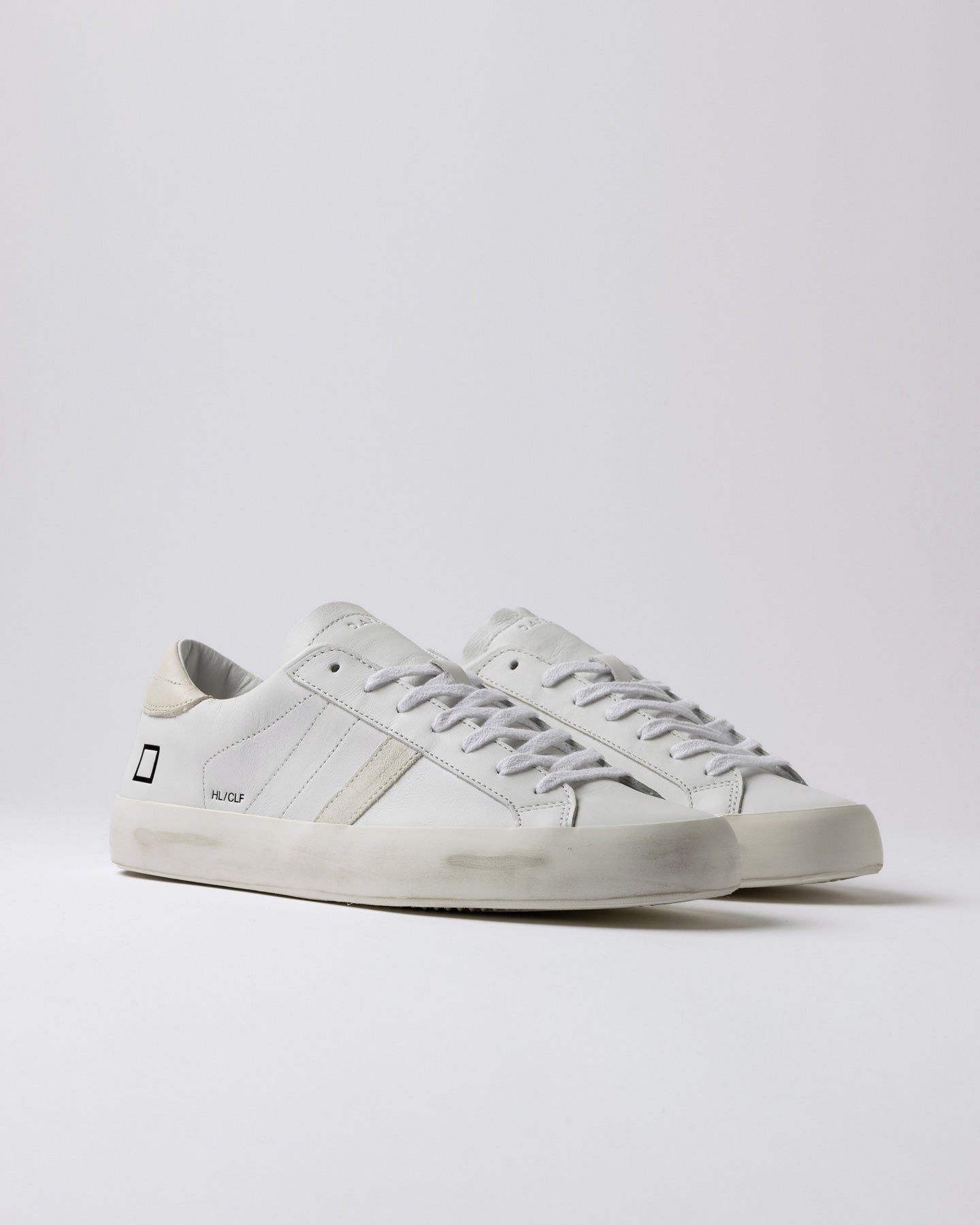 D.A.T.E. HILL LOW CALF WHITE-MILK - Marcello Fontana Shop