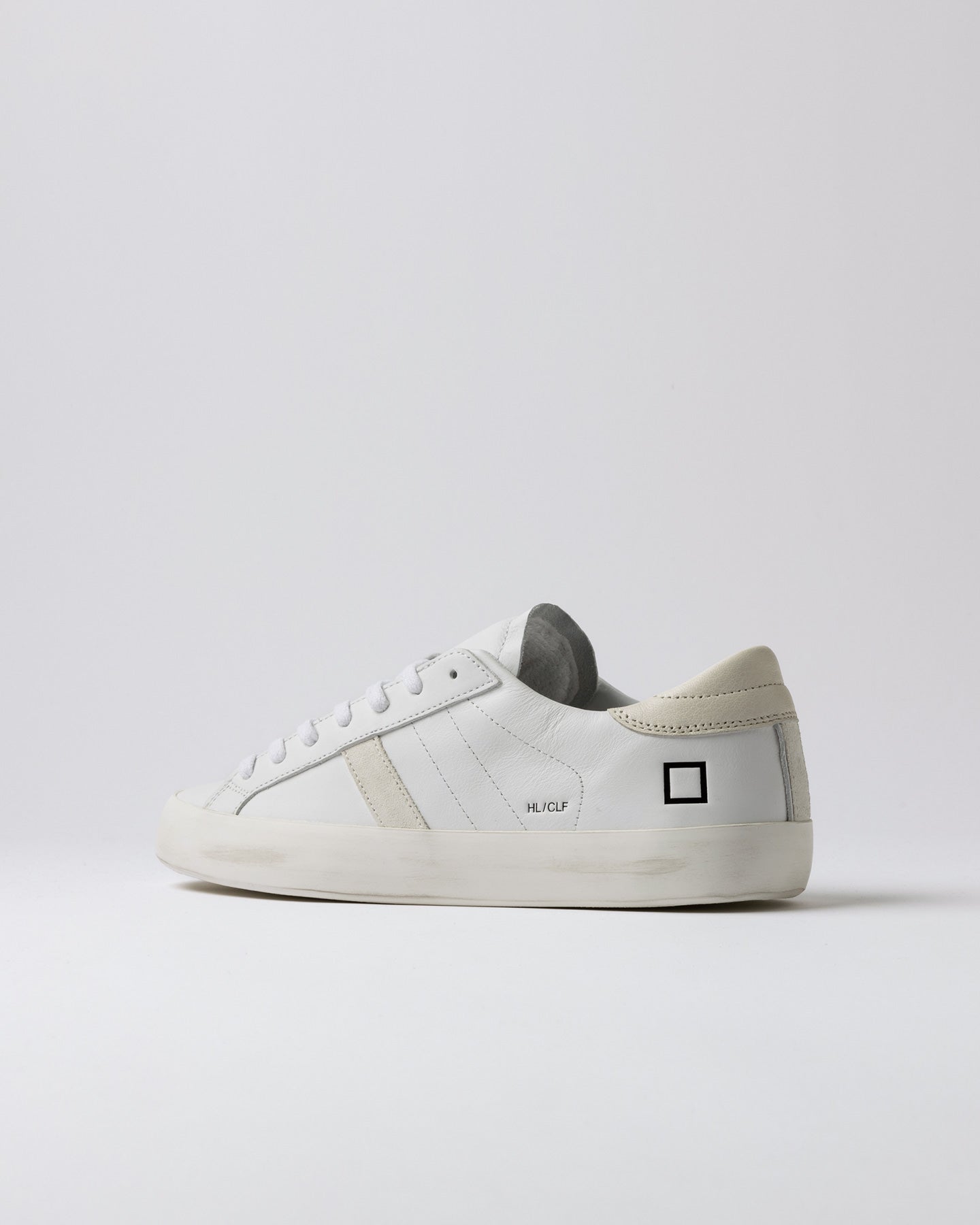 D.A.T.E. HILL LOW CALF WHITE-MILK - Marcello Fontana Shop