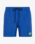 SUN68 SS24 SWIM PANT LOGO FLUO ROYAL