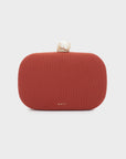 NALI' CLUTCH ROSI CHIUSURA SHELL ROSSO - Marcello Fontana Shop