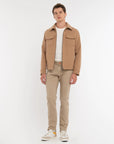 FW25 MANUEL RITZ GIUBBINO PANNO IN MISTO LANA BEIGE