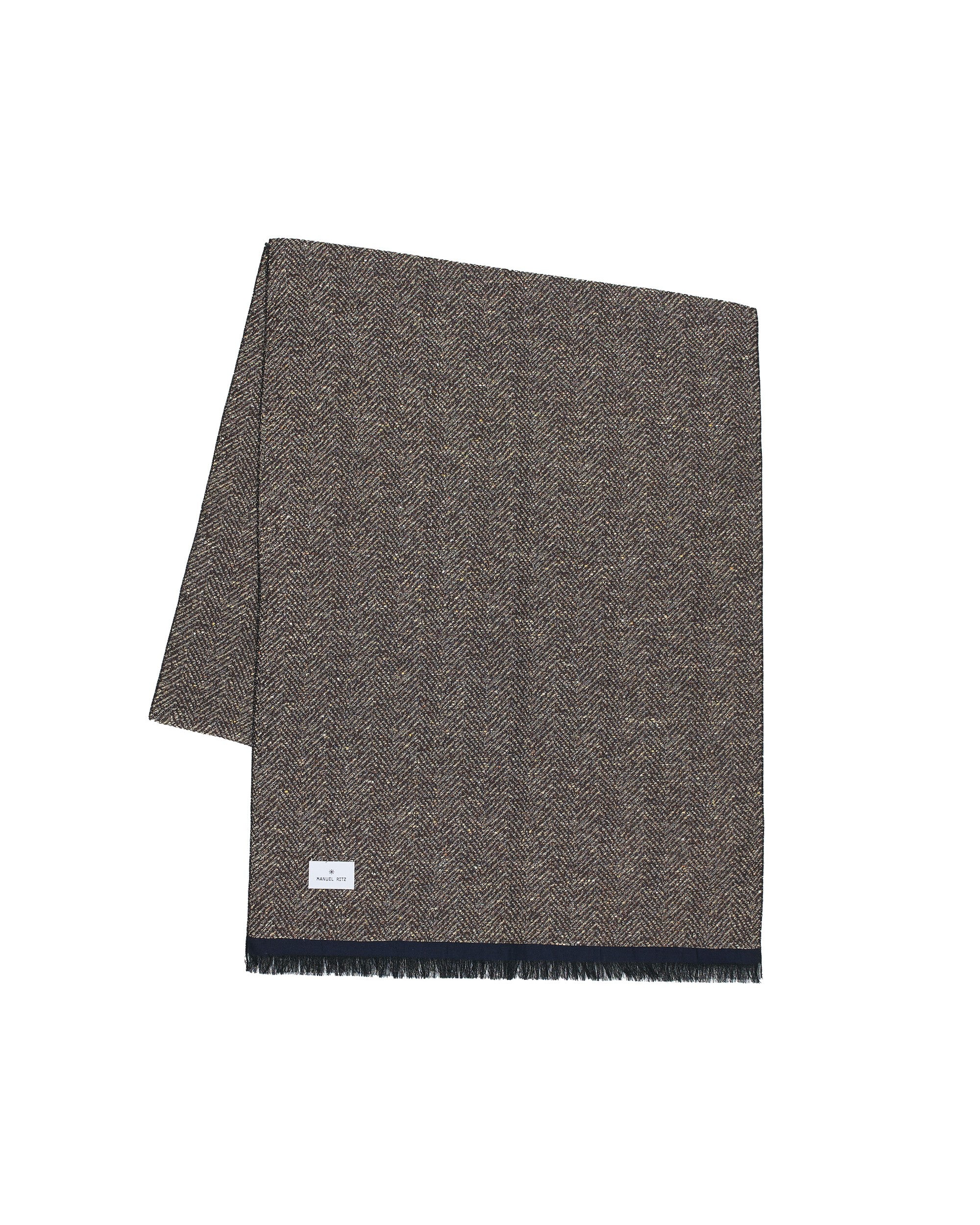 SCIARPA RESCA IN MISTO COTONE MARRONE -  MANUEL RITZ - Marcello Fontana Shop