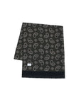 FW25 MANUEL RITZ SCIARPA QACQUARD PAISLEY IN MISTO LANA VERDE