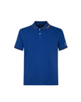 SUNS POLO FEDERICO TAG IN PIQUET CHINA BLUE - Marcello Fontana Shop
