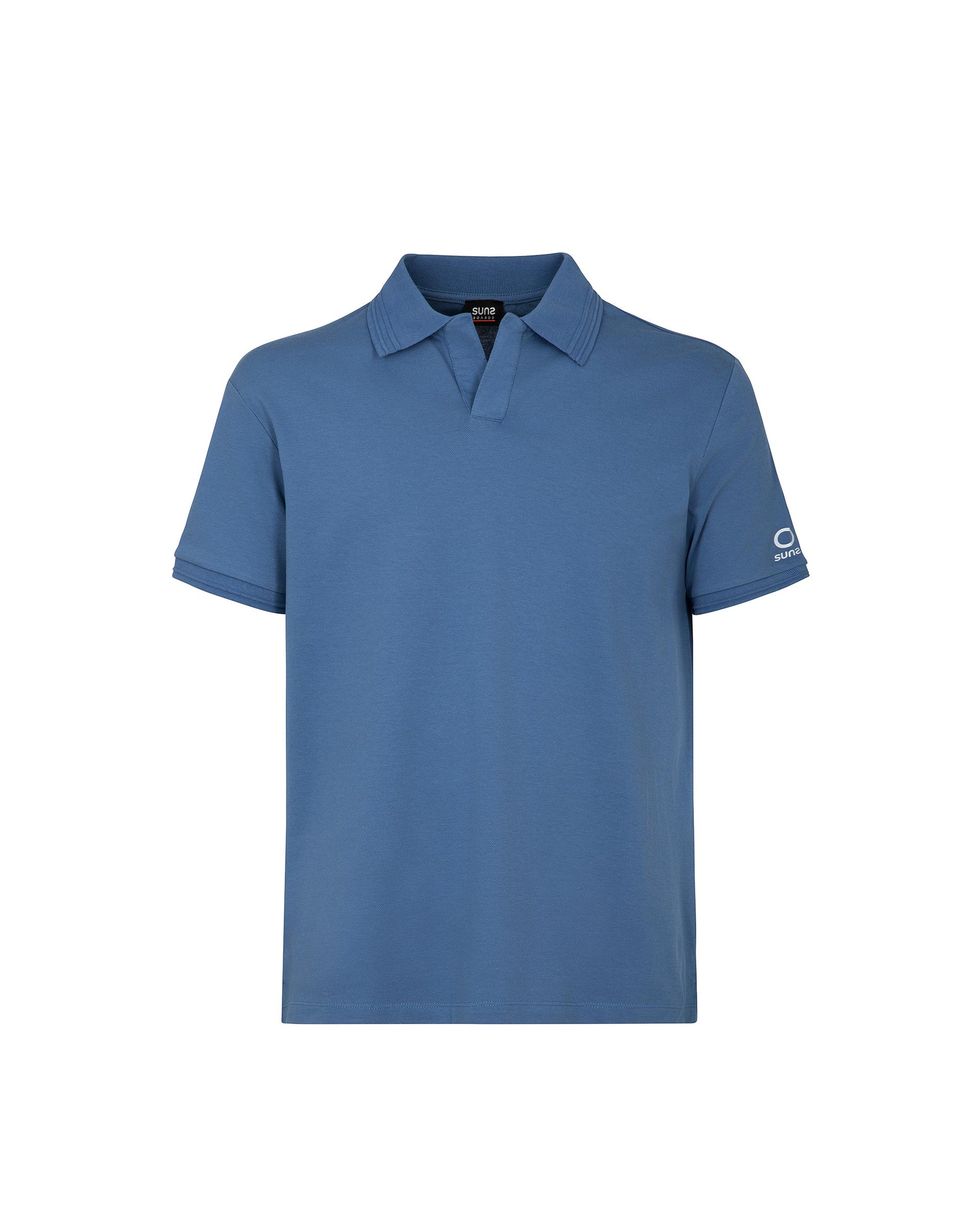 SUNS POLO FEDERICO LABEL IN PIQUET AVION - Marcello Fontana Shop