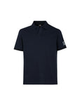 SUNS POLO FEDERICO LABEL IN PIQUET DARK BLUE - Marcello Fontana Shop