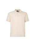SUNS POLO FEDERICO LABEL IN PIQUET BEIGE - Marcello Fontana Shop