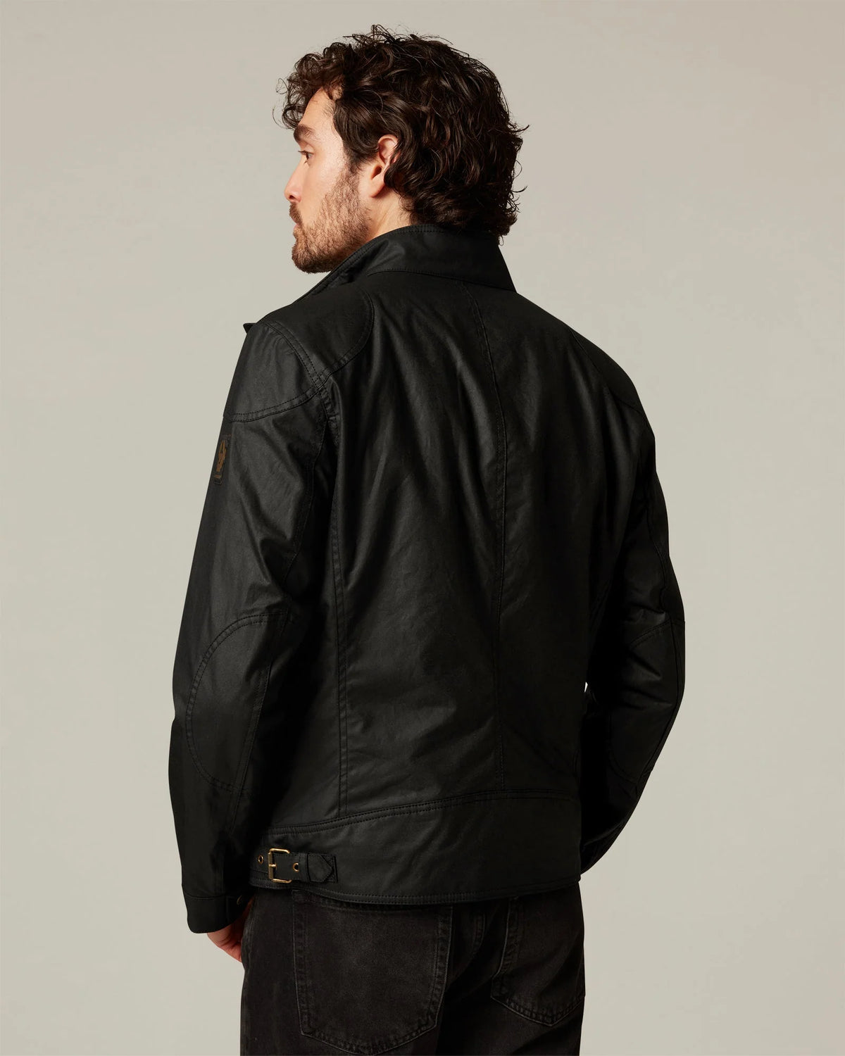 BELSTAFF GIACCA RACEMASTER ICON - Nero Cotone cerato