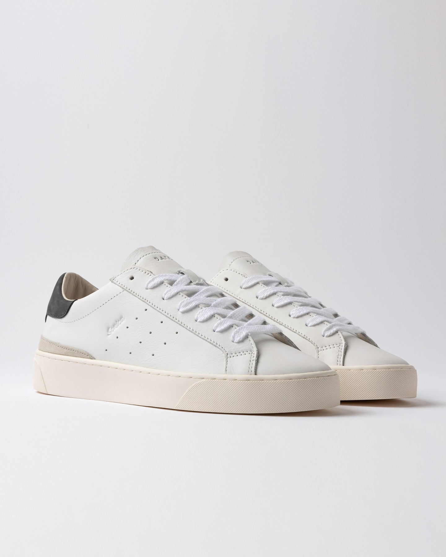 D.A.T.E. SONICA CALF WHITE-BLUE - Marcello Fontana Shop